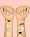 xo, Fetti 2025 Graduation Temporary Tattoos - 48 Foil Styles | New Grad Party Decorations, College Graduate Girls Accessory, High School Senior Gift, Graduation Cap Tassel Decor, Congrats Grad Favor