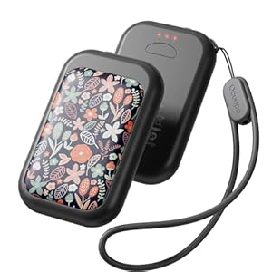 OCOOPA Magnetic Rechargeable Hand Warmers 2 Pack, Card-Style Electric AI Hand Warmers 5000mAh, Pocket Portable Hands Heater, UL Certified, for Men Women, Hunting Essentials, UT4 Young