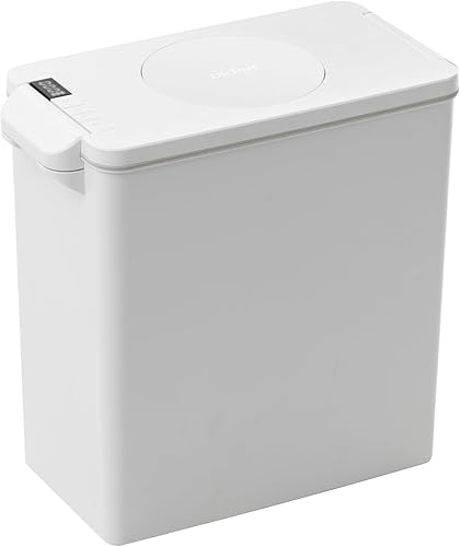 pidan Almacenamiento de alimentos para mascotas al vacío con escala, cubo hermético para alimentos secos para mascotas de 17 libras, contenedor de