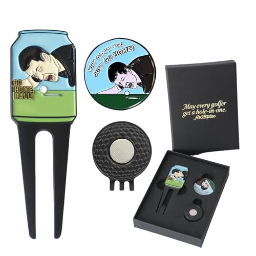 Golf Divot Tool Set with Ball Marker