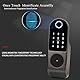 FTSTech Elektronisches Smart Lock Biometrischer Fingerabdruck Türschloss Virtuelles Passwort Wechat QR-Code Fingerabdruckkarte Schlüsselschloss für die Sicherheit zu Hause im Schlafzimmer
