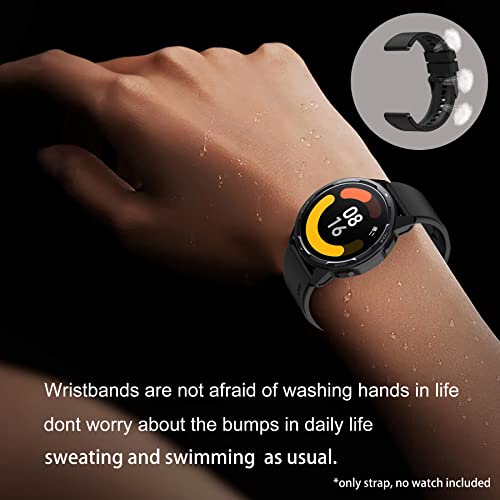 MIJOBS 3PCS Straps Compatible with Xiaomi Watch S1 Active Wristband Xiaomi Watch S1, Xiami Mi Watch Color, Mi Watch Sport - Image 4