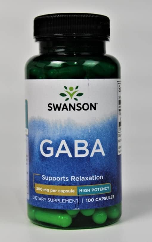 Swanson Amino Acid GABA 500 Milligrams 100 Capsules