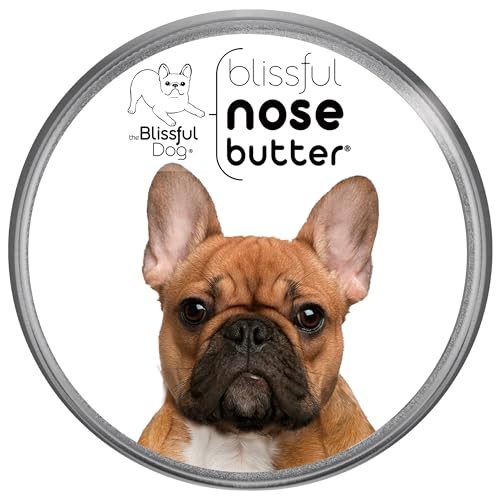 Image of The Blissful Dog French Bulldog Black Masked Fawn Unscented Nose Butter - Dog Nose Butter, 2 Ounce