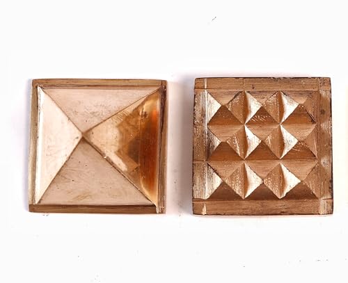 Image of The Spiritual Living Copper Pyramid Vastu for Home | North East | Size - 1.25 Inch Approx | Toilet | Vastu Remedies | Pyramid for Vastu Dosh | वास्तु उपाय |
