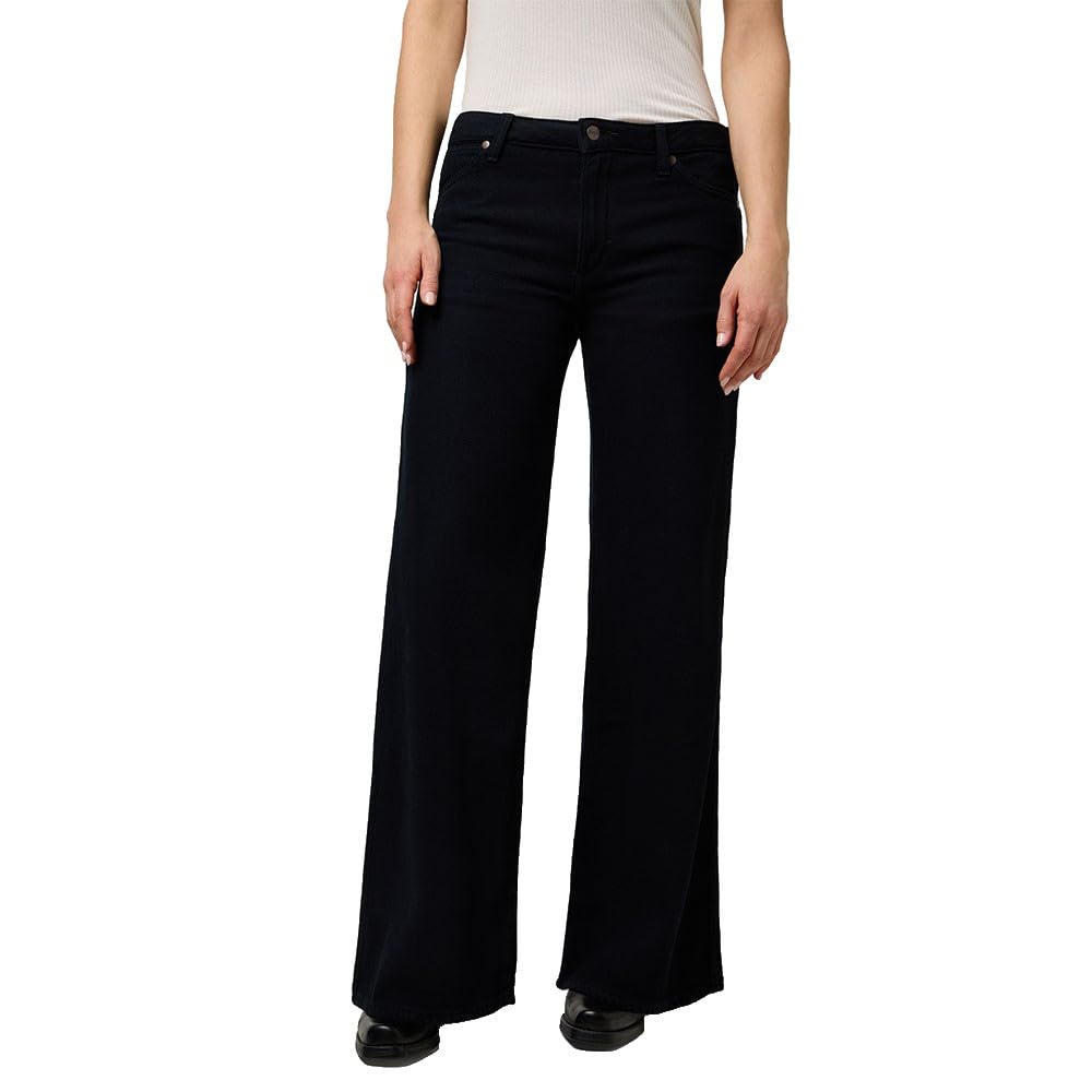 Wrangler World Wide Leg Jeans, Black, Size 28, Inside Leg 32, Women
