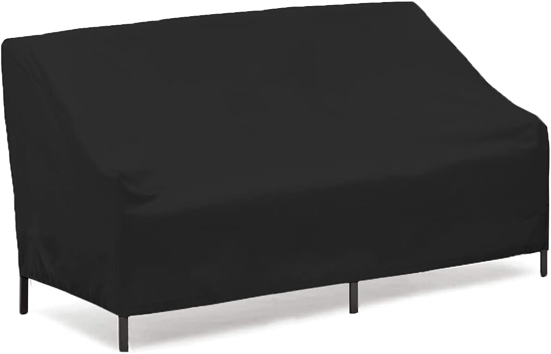 Medibot Patio Sofa Cover, Heavy Duty Waterproof Outdoor Couch Cover, Patio Loveseat Cover, 2-Seater Outdoor Sofa Cover, Patio Furniture Covers with Air Vents