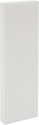 Miniatura 6 de Sustainable Greetings Juvale - Paquete de 6 hojas de espuma blanca de 1 pulgada de grosor, bloques rectangulares de poliestireno para manualidades,