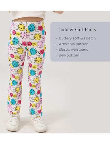 Toddler Girls Flare Leggings Bamboo Viscose Soft and Stretchy Little Girl Bell Bottoms2