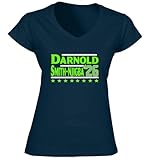 Sam Darnold 2026 Jaxon Smith-Njigba Seattle Ladies V-Neck Shirt T-Shirt Adult Large Blue