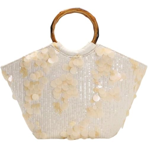 Sac de plage bohème à sequins pour les vacances d'été - 2