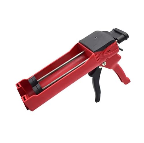 Extra starke Kartuschenpistole – robuster Skelett-Applikator für Dichtstoffe, Klebstoffe, Silikone – professionelle hochviskose Kartuschenpistole, Doppel-Silikonpistole, Kartuschenpistole für Dual