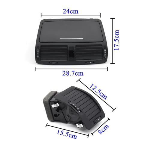 Grille de ventilation pour Skoda Octavia 2004-2014 d'aération avant