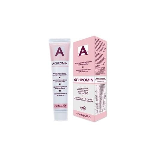 Achromin – Crema blanqueadora para las manchas oscuras, manchas de la vejez y posembarazo y manchas marrones – 45 ml