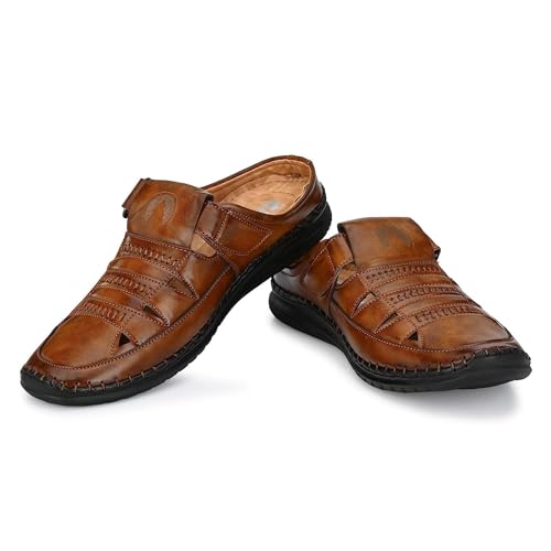 Image of Rising Wolf Men's Synthetic Leather Fisherman Sandals