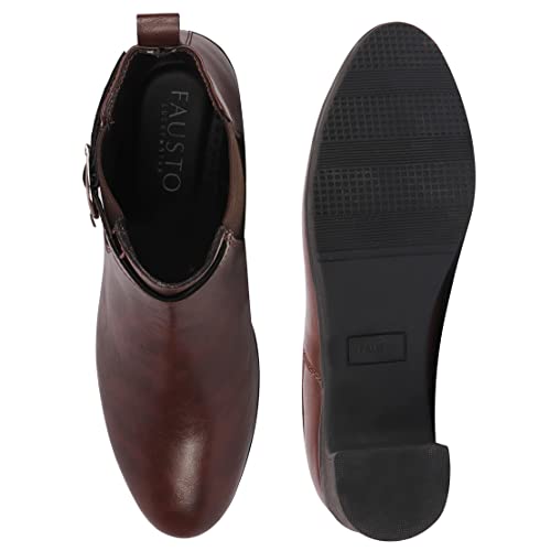 Image of FAUSTO Women Flared Heel Boots