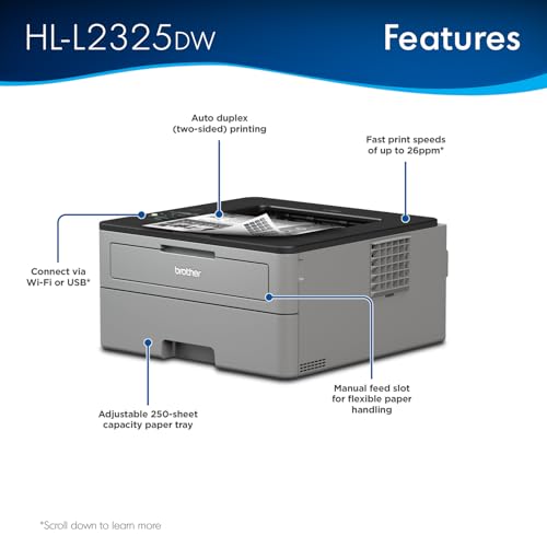 Brother RHLL2325DW Hll2325Dw Compact Laser Printer thumb #2