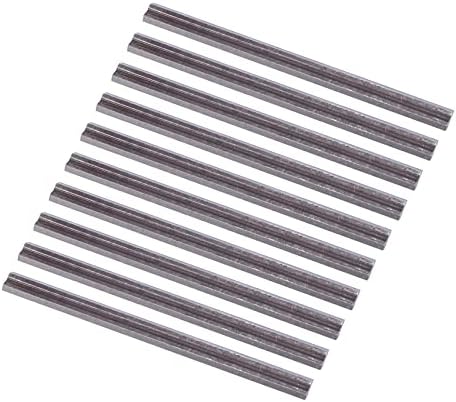 10Pcs Reversible High Speed Steel Blades 82Mm X 5.5Mm for Cutting Soft Hard Ply-Wood Board Woodworking