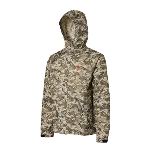 Grundens Men’s Weather Watch Sport Fishing Jacket | Waterproof, Breathable, Refraction Camo Stone, Medium