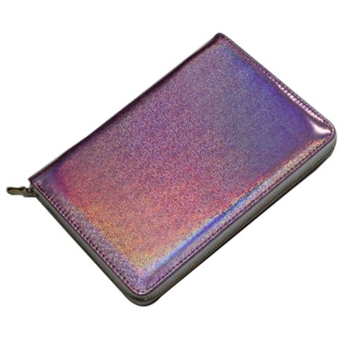 72 Slots Holographic Nail Plates Holder Case Stamping Templates Organizer Square &amp; Round Printing Molds Collection Manicure Tool Accessorie (T-Pink)