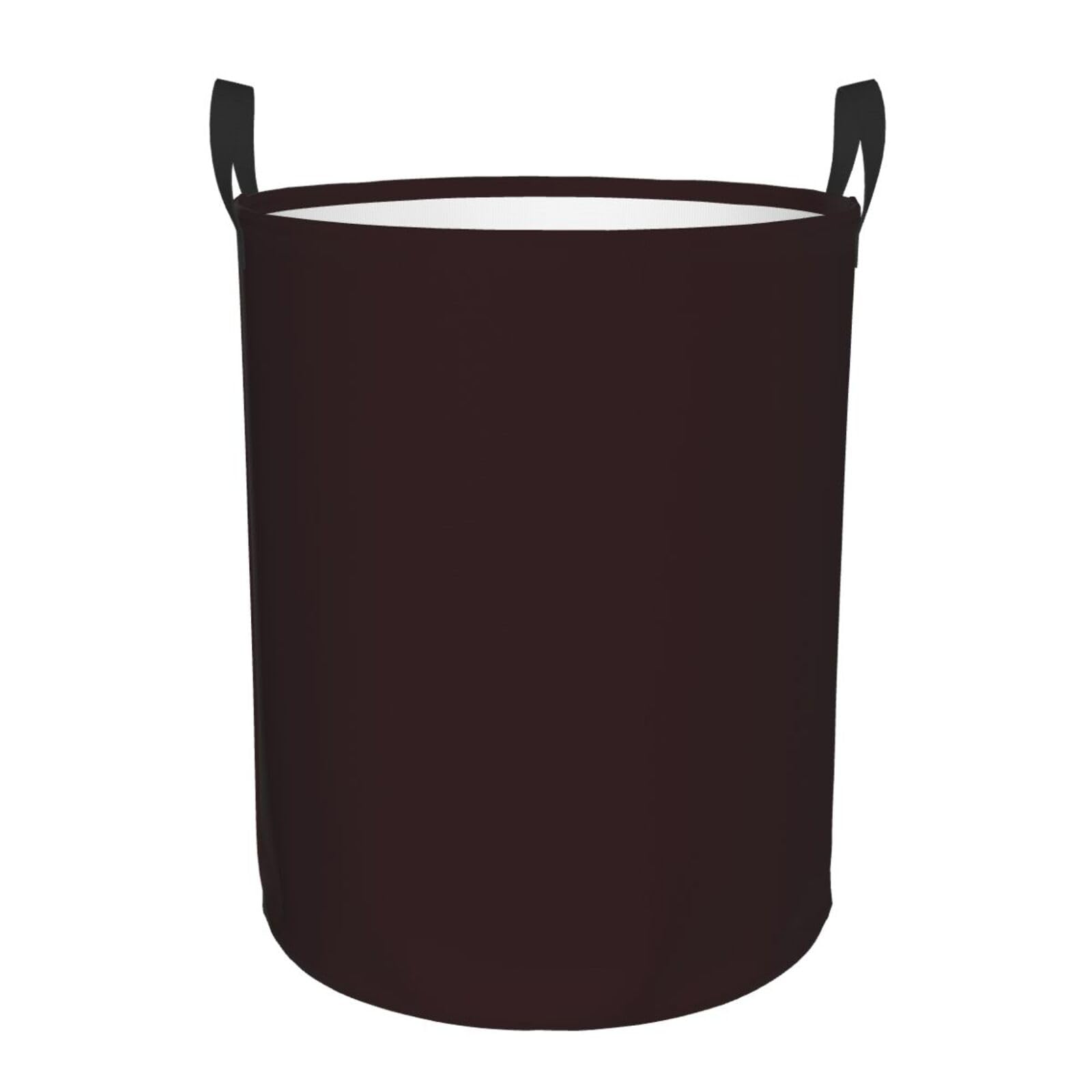 M Circular Hamper Plum purple Print for Dirty Clothes
