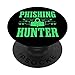Cyber Hacking Cybersecurity Phising Hunter Computer Hacker PopSockets PopGrip Intercambiabile