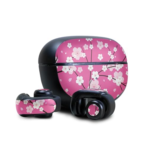 Image of Skin Compatible with Bose Ultra Open Earbuds - Sakura Pink - Premium 3M Vinyl Protective Wrap Decal Cover - Easy to Apply | Crafted in The USA by MightySkins