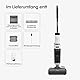 Tineco Floor One Stretch S6 Nass Trockensauger, 180°-Flachdesign Saugwischer 13cm Liegehöhe, 70°C 5min FlashDry Selbstreinigung, 3-Seitige Kantenreinigung 40min Laufzeit Reinigung unter tiefen Möbeln