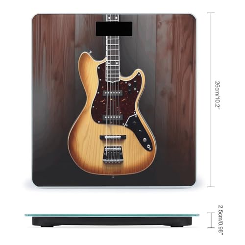 Báscula Digital para Baño con Vidrio Templado y Display LCD miniatura 2