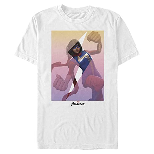 T-shirt Marvel 4XL homme blanc : fini les hauts trop courts pour les grands
