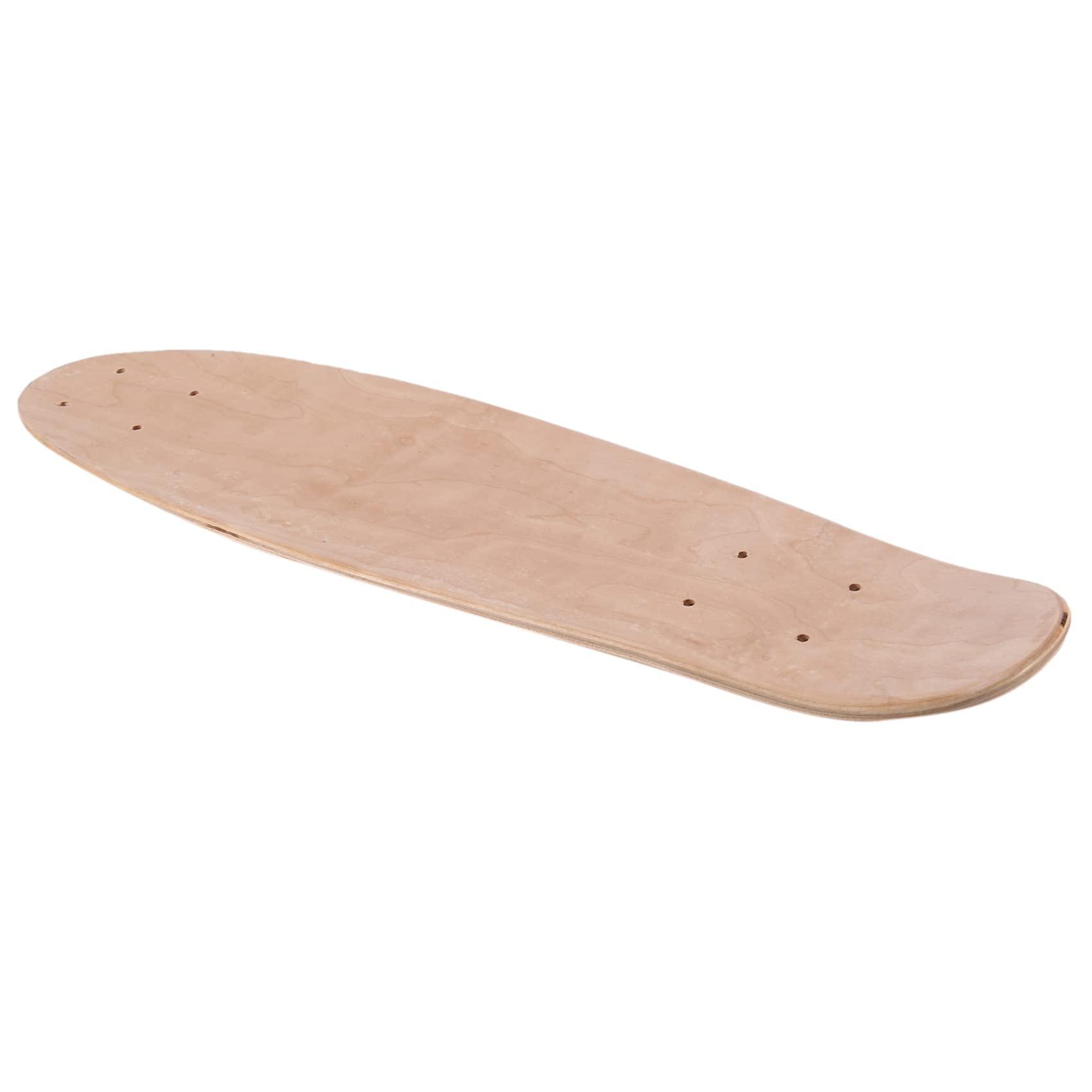 SHAPOKY Planche de skateboard vierge en érable naturel 55,5 x 15 cm