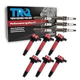 TRQ Performance Ignition Coil & Iridium Spark Plug Kit 12 Piece