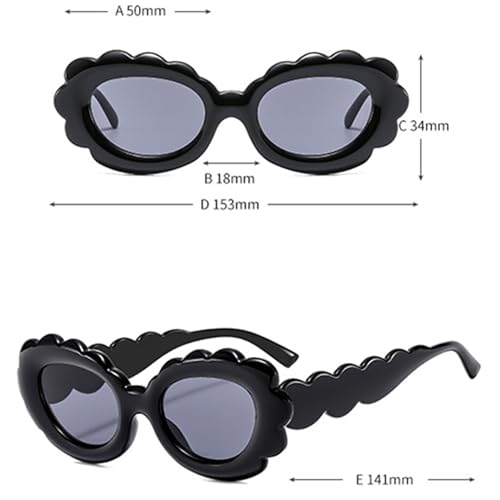 bullabulling Sunglasses for Men Women Candy Colorful Sunglasses Wave Eyewear4