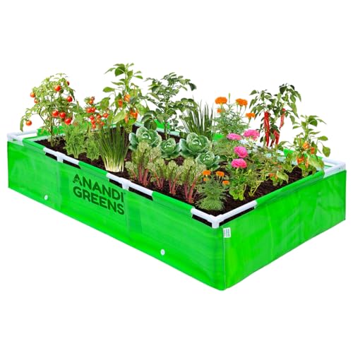 Anandi Green's HDPE UV Protected 360 GSM Rectangular Plants Grow ...