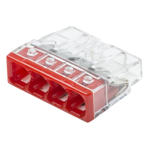 Wago - Flacon de 50 mini bornes de connexion automatique 4 entrées S2273