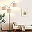 Matte Black-Beige Linen Shades Matte Black-Beige Linen Shades