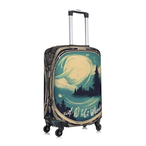 Not All Who Wander Are Lost 1 Print Suitcase Covers Personalized Luggage Protector Elastic Washable Travel Gear Cover3