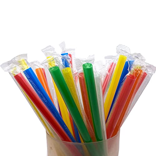 Pitillos Jumbo Plásticos Multicolor 100 Piezas miniatura 7
