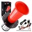 red with button