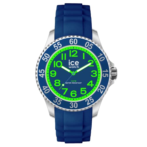 ICE-WATCH ICE Steel Uomo – Orologio In Acciaio Con Cinturino In Silicone Nero, Quadrante Nero, 35mm