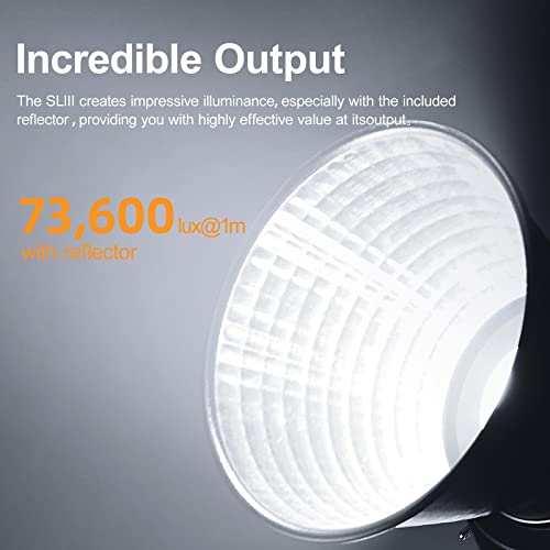 Image of Godox SL150III LED Video Light,SL150W III 5600K±200K CRI96+ TLCI97+,Bowens Mount Daylight-Balanced Countinuous Output Lighting with 8 FX Effect