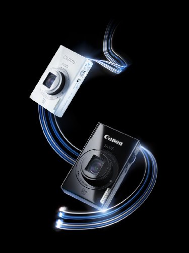 Image of Canon IXUS 510 HS 10.1MP Point and Shoot Camera (Black) with 12x Optical Zoom, Memory Card and Camera Case