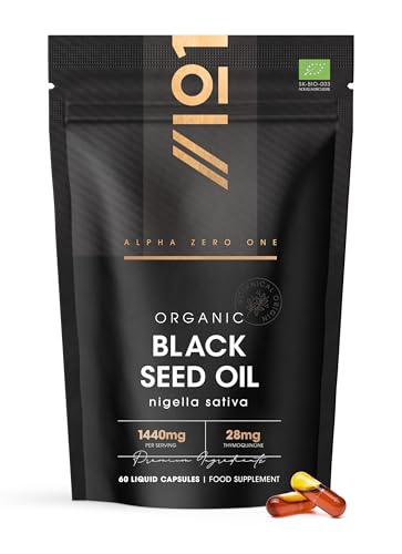 Alpha01 Black Seed Oil Capsules 1440mg
