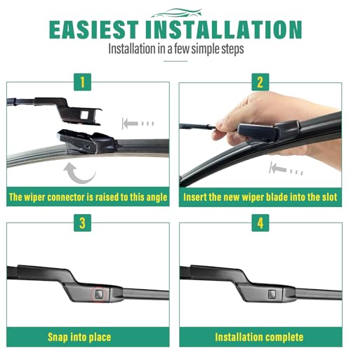 Image of 26 inch 16 inch Windshield Wiper Blades Replacement for Chevrolet Chevy Trax Buick Envista 2024 2025 2026 Original Factory Quality Front Wipers Blade Set for My Car - (Pack of 2)