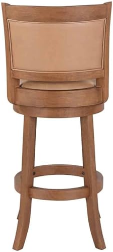 Miniatura 82 de Boraam Augusta - Silla alta giratoria de altura Negro -,Negro/Cappuccino,Negro/Cerezo,Marrón/Capuchino,Capuccino,Cereza,Cepillo de alambre