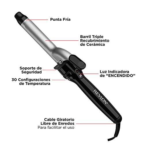 Rizadoras Y Tenazas, Beauty tenaza gama Marca Revlon (3)