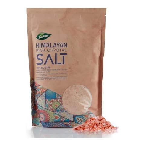 Dabur Himalayan Pure Pink Crystal Salt 1kg Cover