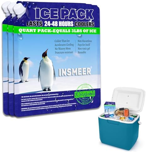 INSMEER Gelo Reutilizável, para Lancheira, Bolsa Termica e Refrig...