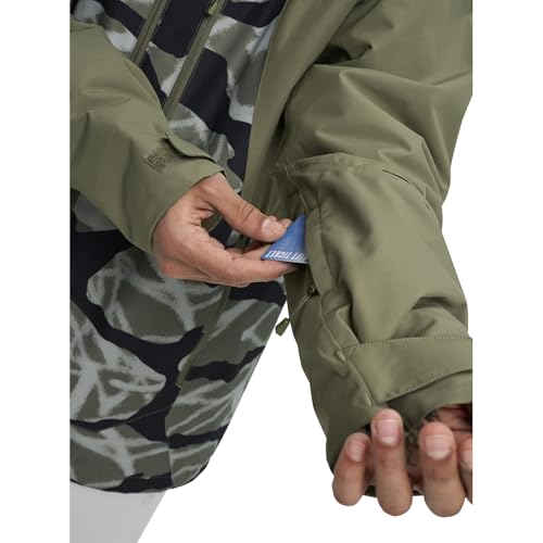 Image of Burton Men's Reserve 2-Layer Insulated Jacket - Waterproof Winter Snowboard Jacket with Helmet Compatible Hood