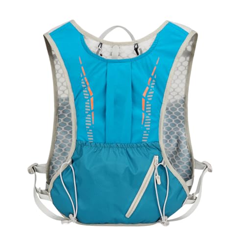 Mochila para Correr, Mochila de hidratación, Paquete reflexivo para Viajar, Mochila de hidratación Ligera con Correa ergonómica para el Hombro para Senderismo de esquí al Aire Libre